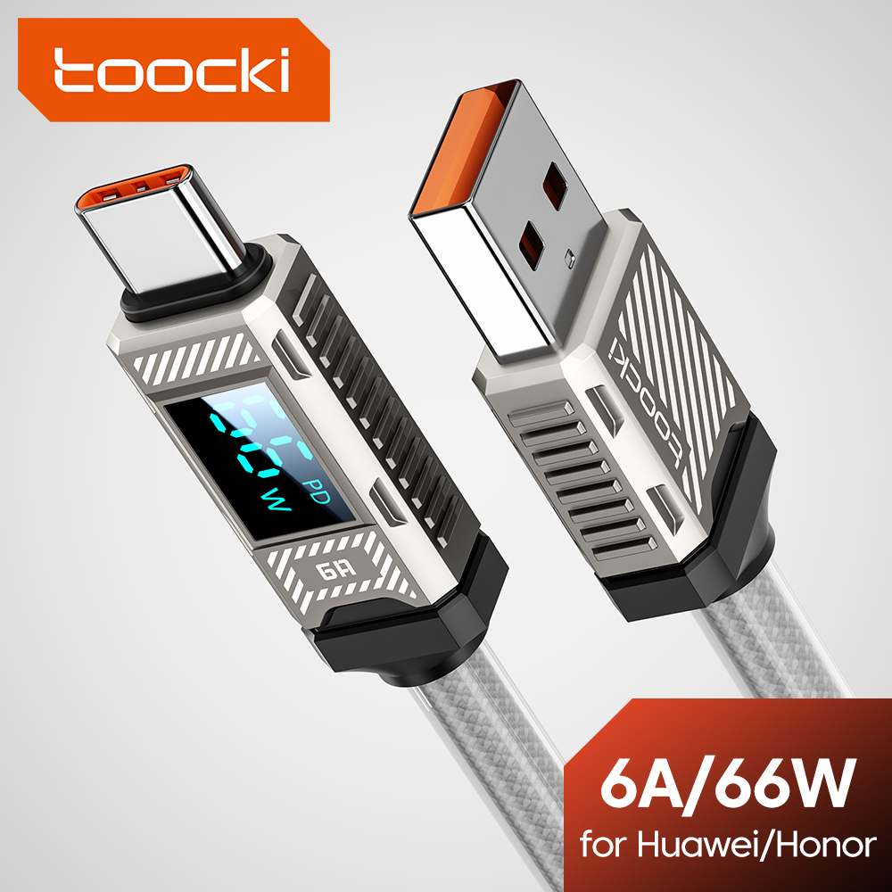 Usb Data Cable - Toocki PD 66W Cable USB C