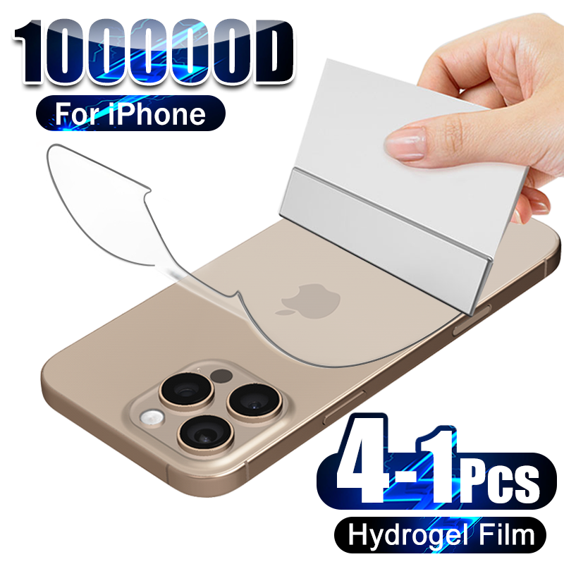Phone Accessories Unique - Película trasera de hidrogel para iPhone