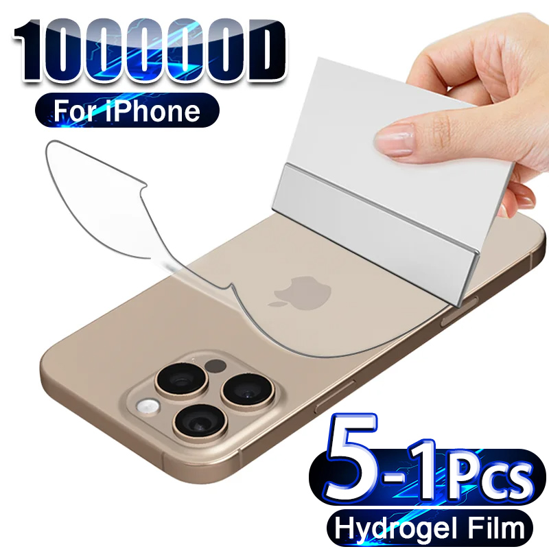 Phone Accessories Unique - 5-1 Uds película de hidrogel para