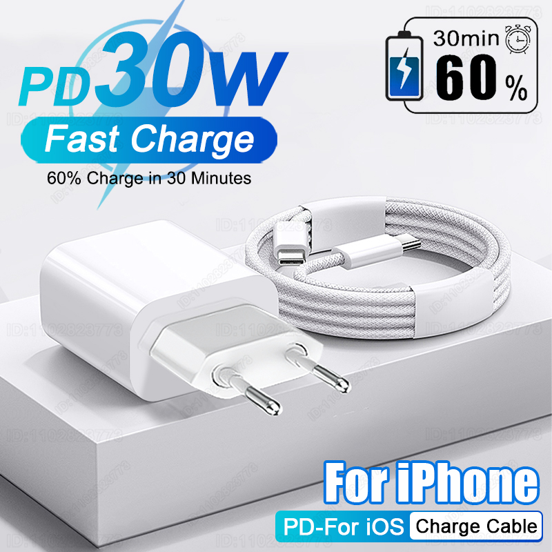 Phone Accessories Nothing - PD 30W Cargador Rápido Para iPhone