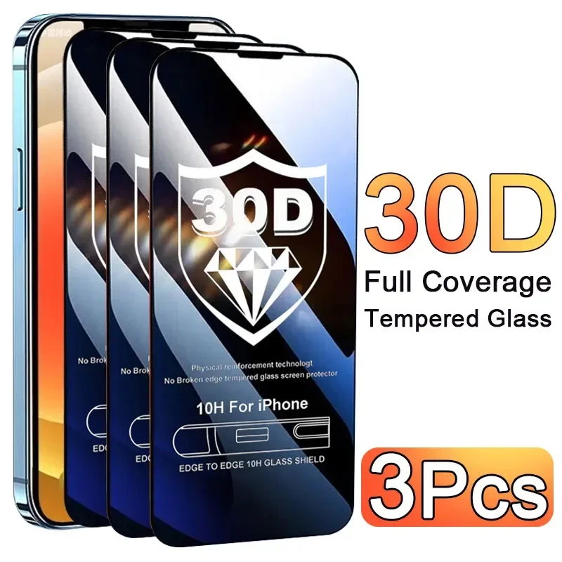 Phone Accessories Design - 3 uds funda protectora de vidrio