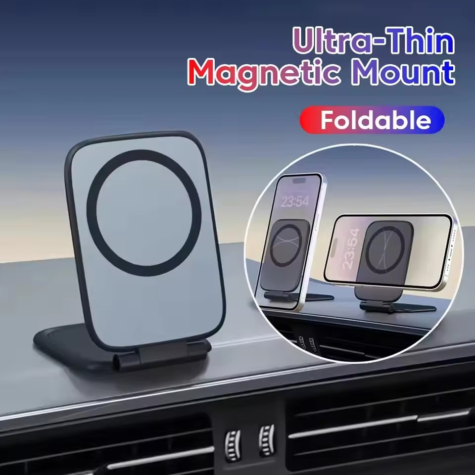 Phone Accessories For Your Car - Soporte Magnético Ultrafino para Teléfono, Plegable