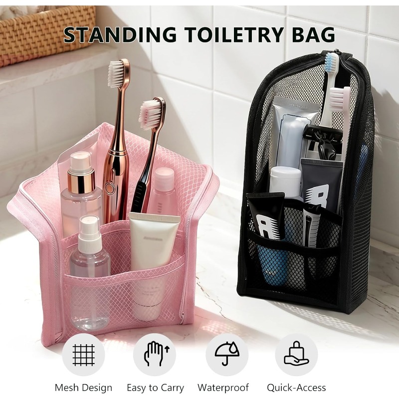 Bolsa de aseo de malla transpi - Phone Accessories For Travel reseña y precio
