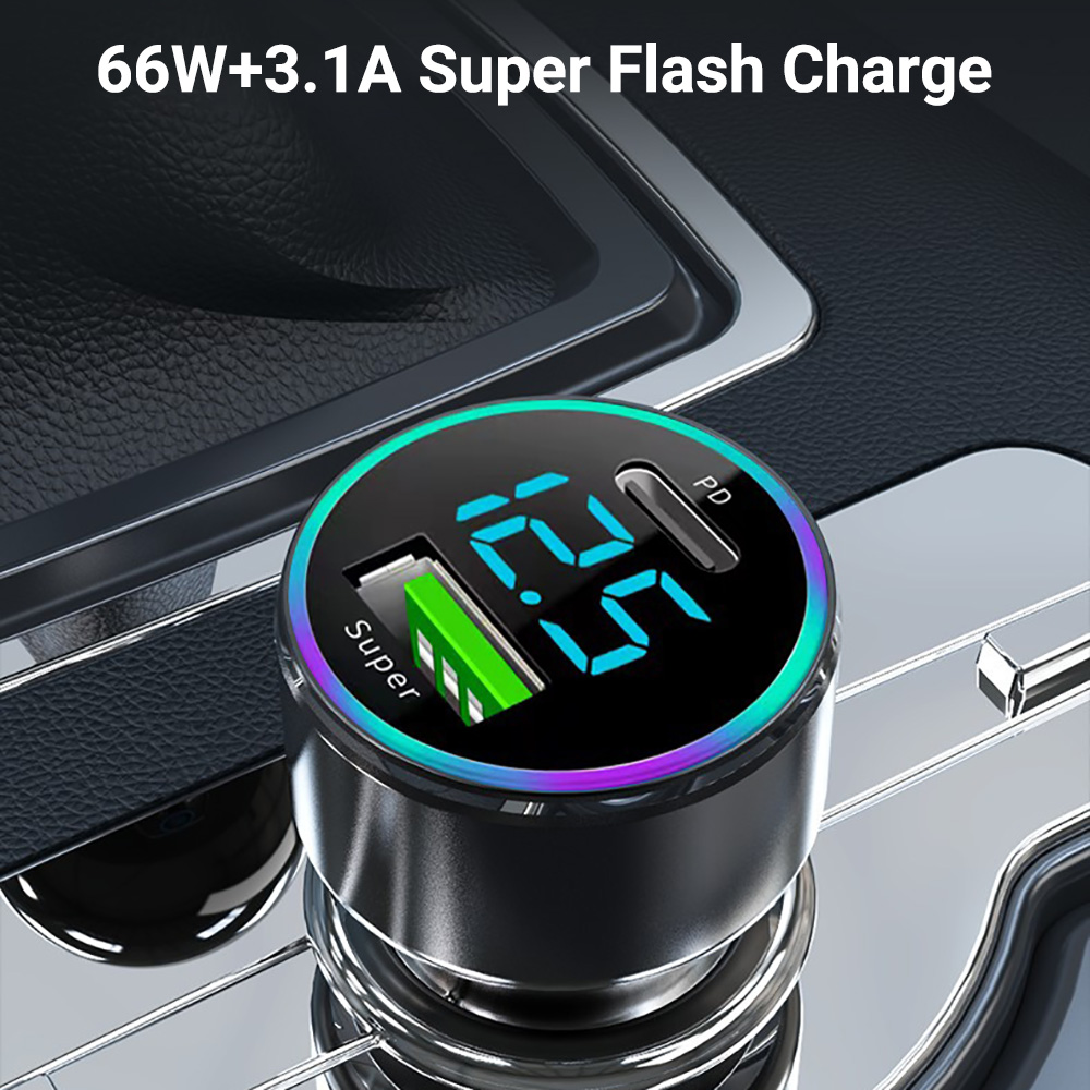 Cargador de Coche de 66W PD QC - Phone Accessories You Need reseña y precio