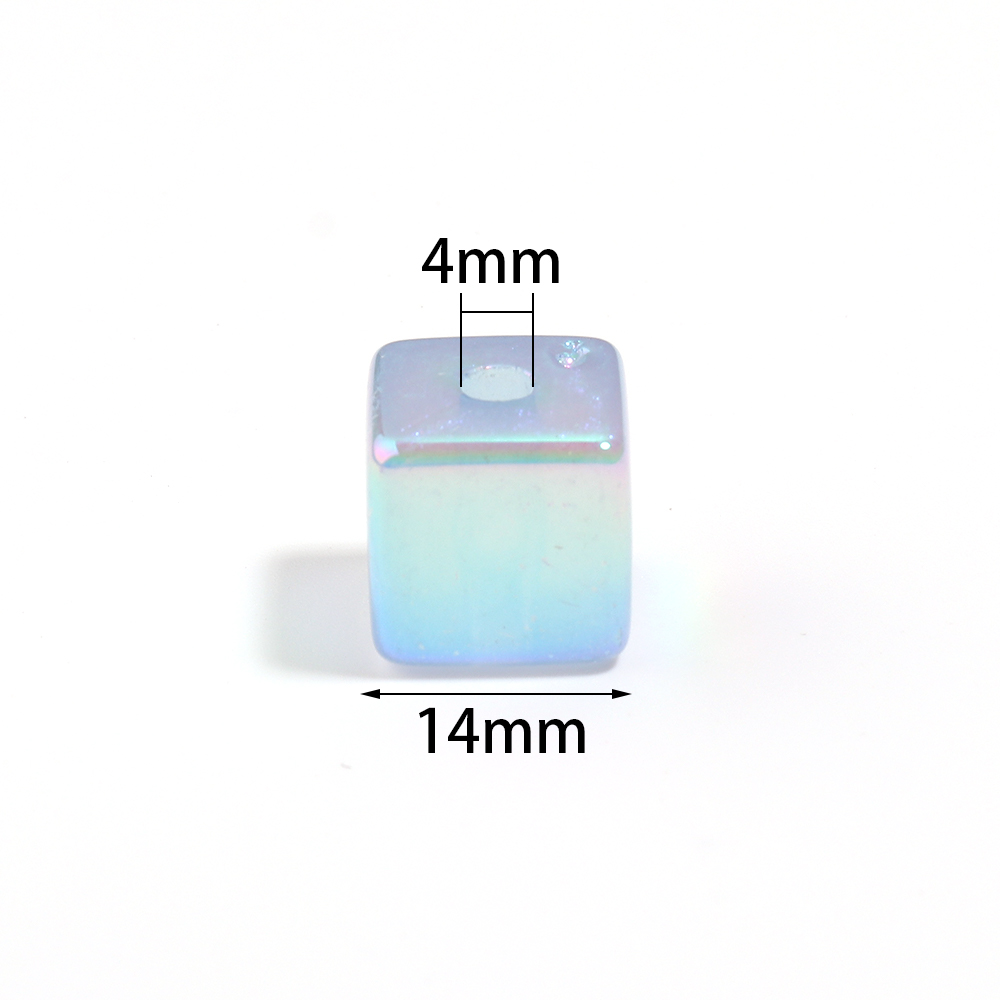Lote de 10 cuentas cuadradas a - Phone Accessories Jewelry reseña y precio