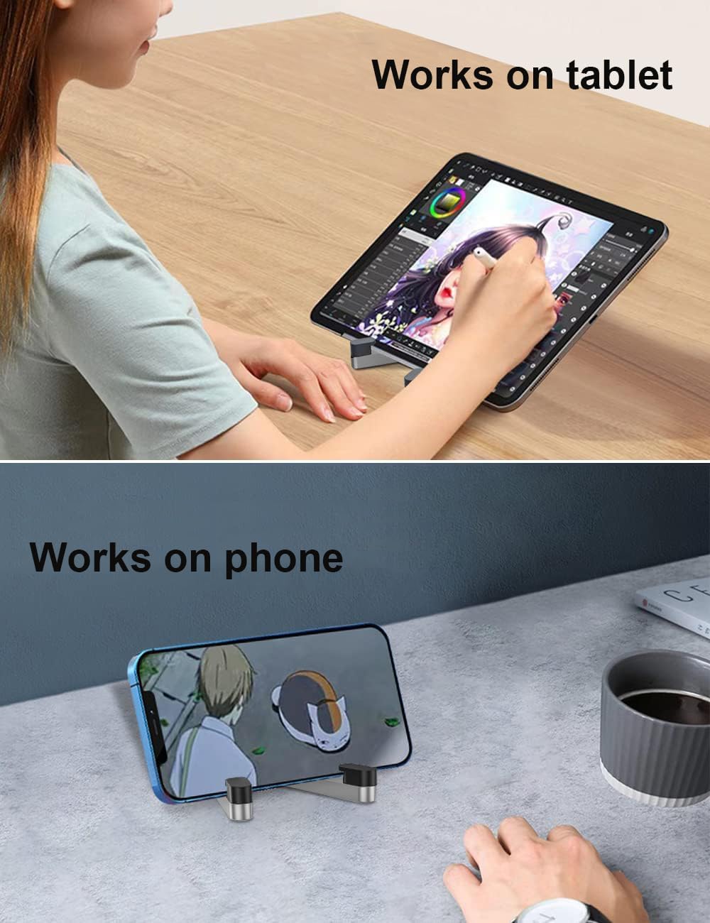 Soporte Plegable de Aluminio p - Phone Accessories For Travel reseña y precio