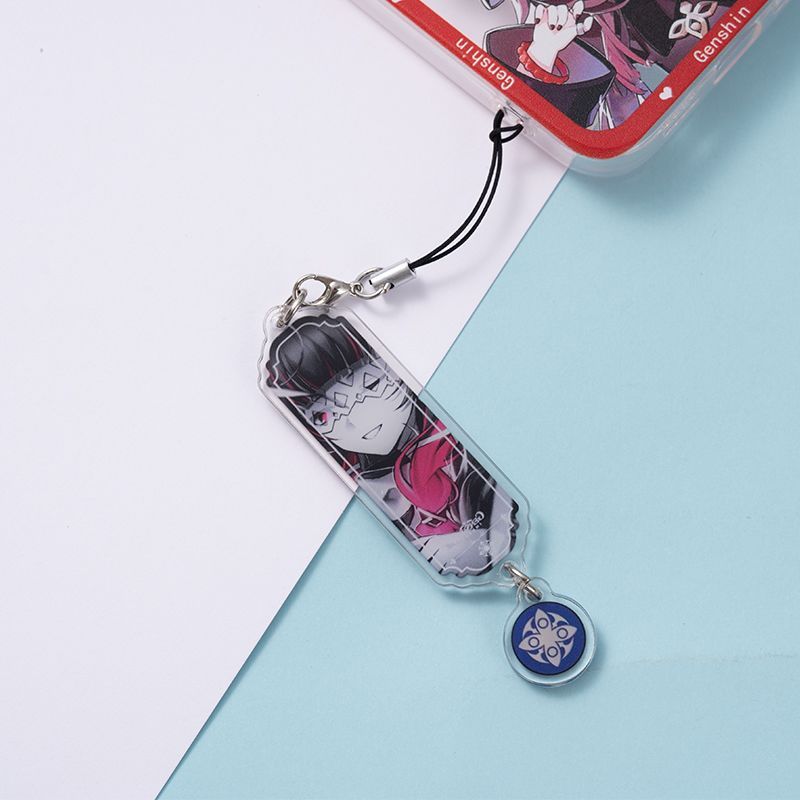 8 piezas Llavero de Anime Gens - Phone Accessories Jewelry reseña y precio