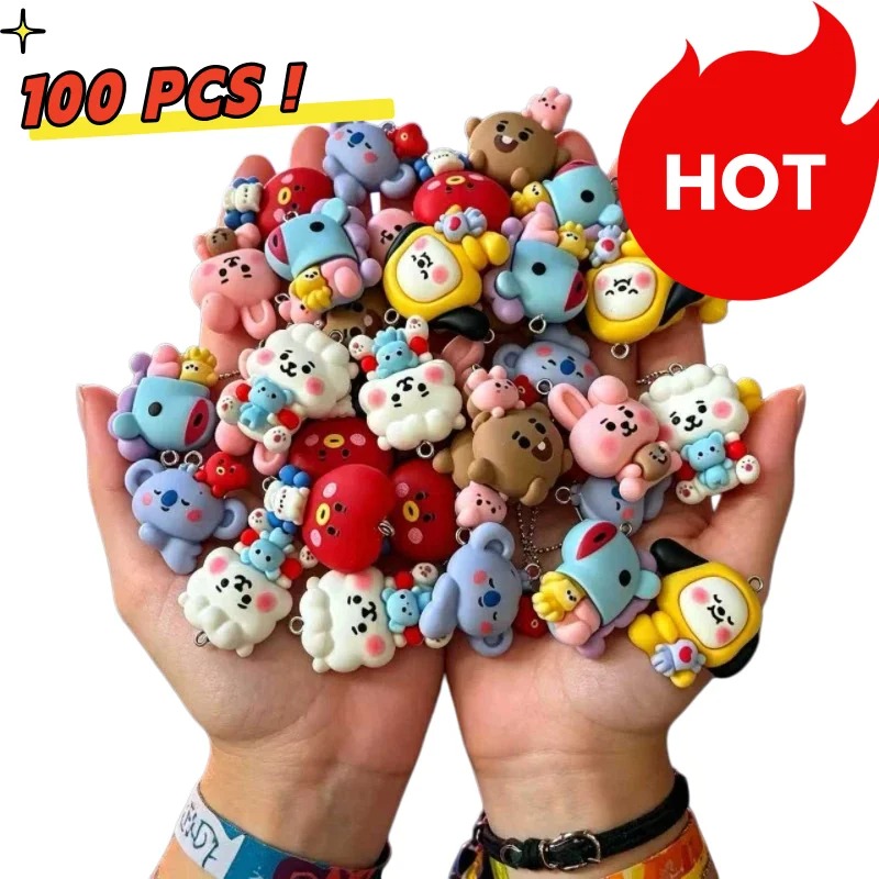 7 piezas de dijes de resina BT - Phone Accessories Jewelry reseña y precio