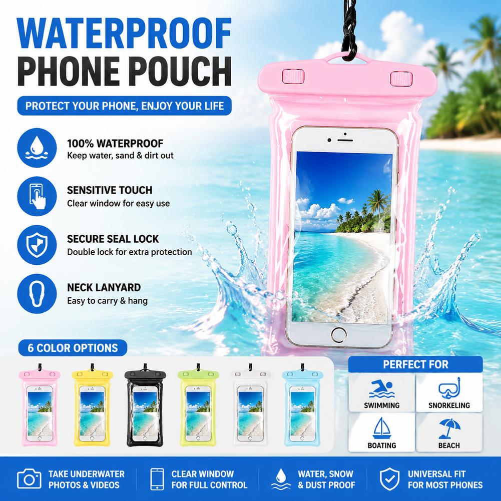 Funda Impermeable Transparente - Phone Accessories For Travel reseña y precio
