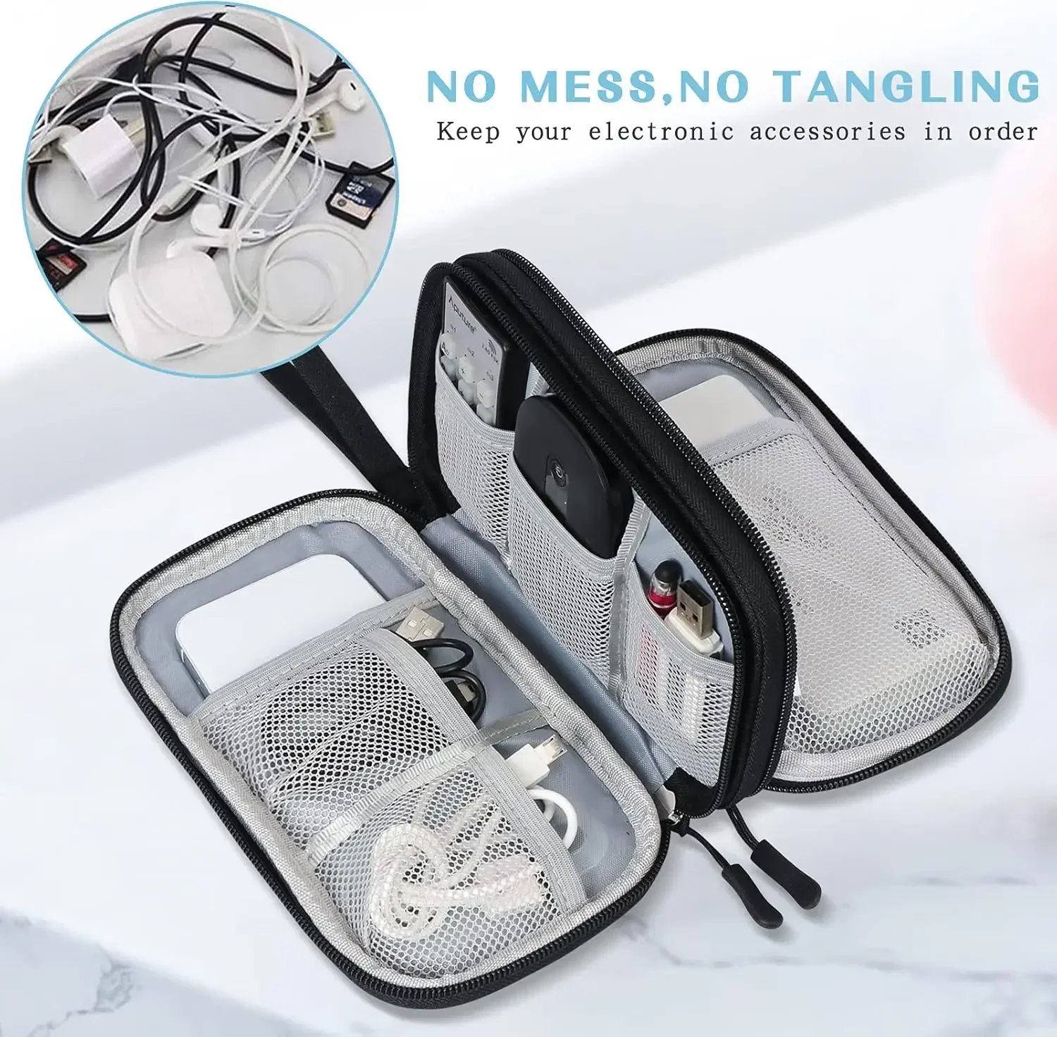Bolsa de Viaje para Cables, Es - Usb Data Cable reseña y precio
